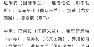 【龙八国际】团灭❗意大利官宣欧洲杯26人名单，AC米兰没有一名球员入选😨