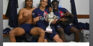 【龙八国际】伊桑-姆巴佩随巴黎U19梯队夺冠，姆巴佩社媒祝贺弟弟