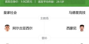 【龙八国际】马竞vs皇家社会首发：格子&小蜘蛛领衔 加拉格尔出战