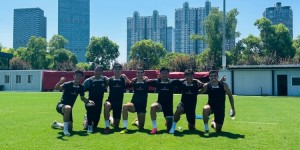 【龙八国际】奥斯卡晒训练合照：今早的分组对抗，哥几个又赢了！☀️⚽️