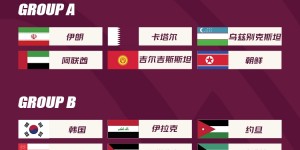 【龙八国际】韩媒：韩国对手都是中东球队客场会难踢，好在避开A组和C组