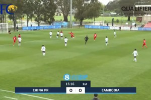 U17亚预赛-王钰栋戴帽七人破门 U17国足9-0大胜柬埔寨U17