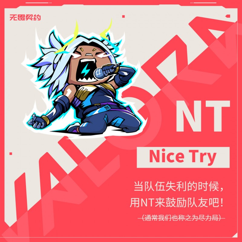 无畏契约开黑术语：MB用来揽锅 NC表示肯定！