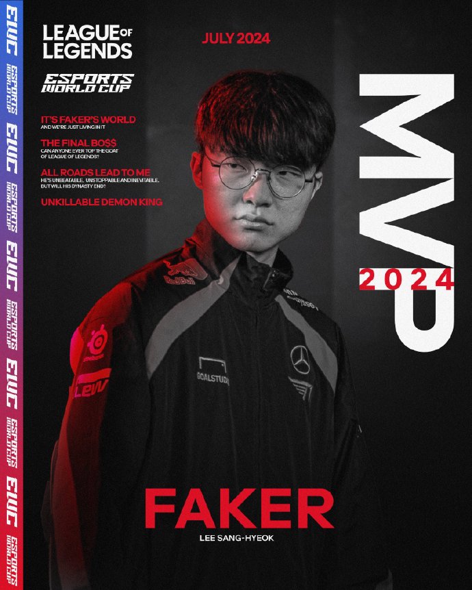 T1中单选手Faker获得石油杯FMVP！